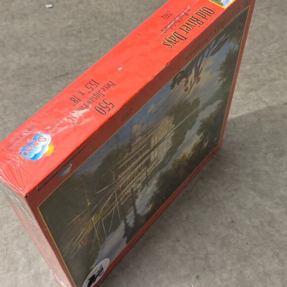 Old River Days Paul Detlefsen 550 Piece Jigsaw Puzzle NEW 15.5"x18" Sunsout - Picture 2 of 3
